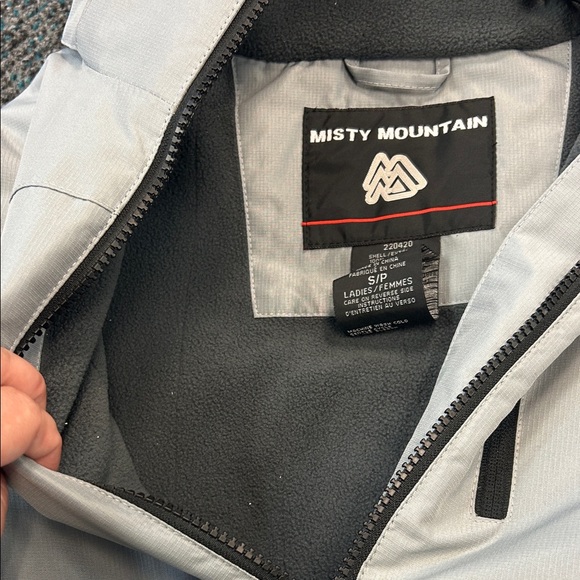 Women's Gray Soft Shell Spring/Winter Jacket - Picture 3 of 4